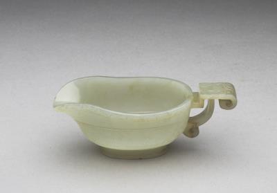 图片[2]-Jade Yi water vessel, late Ming to early Qing period, c. 16th-17th century-China Archive